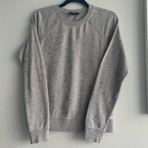 Diesel Grey Sweater with Small Writing Size XS